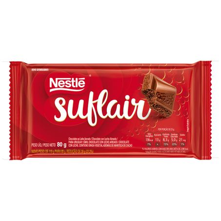 CHOCOLATE AO LEITE AERADO NESTLÉ SUFLAIR