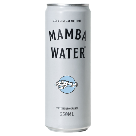 Água Mineral Mamba Water sem gás Lt 350ml