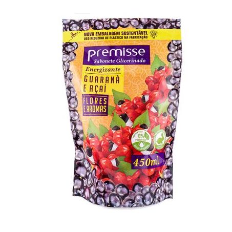 SABONETE LIQ PREMISSE GUARANA E ACAI 450ML