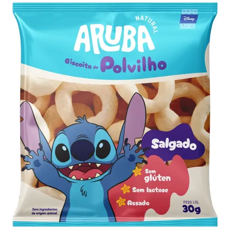 Biscoito de Polvilho Salgado Kids Aruba 30g