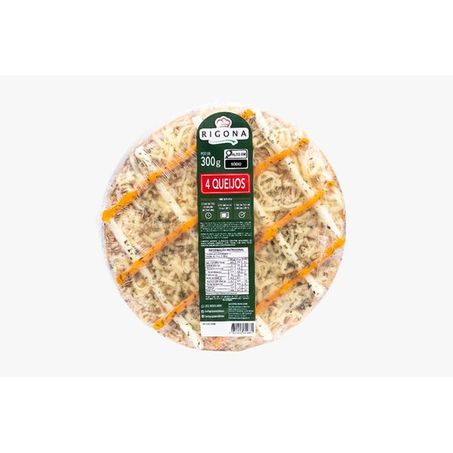 Pizza rigona 4 queijos 300g
