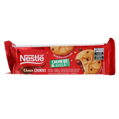 Biscoito Cookies Nestle Recheado Avelã 100g 360-1