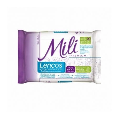 LENCO UMEDECIDO MILI C/16UN HIGIENE INTIMA