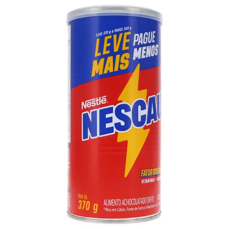 Achocolatado em Pó Nescau Lata 370gr 360-34
