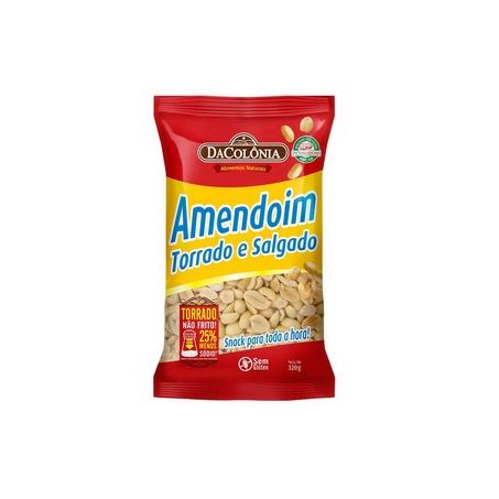 AMENDOIM DACOLONIA TORRADO/SALGADO 320G