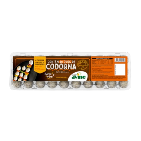 Ovo de codorna avine c/30un