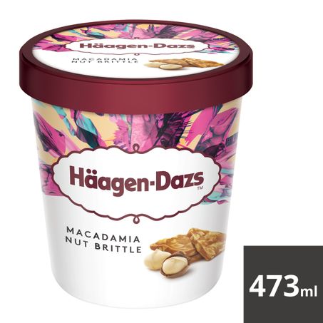 Sorvete haagen dazs macadamia 473ml