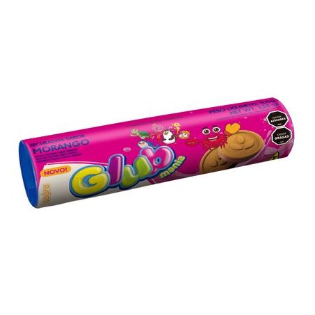 BISCOITO SAGRA GLUB MANIA RECHEADO MORANGO  100G