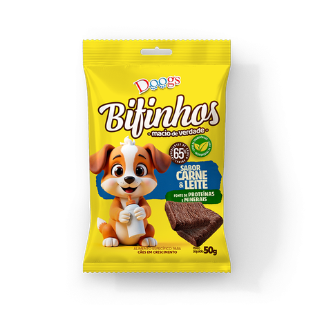 Bifinho Caes Doogs 50g Carne Vegetais