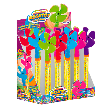 Brinquedo Fampar Catavento Mega Toys Confeitos