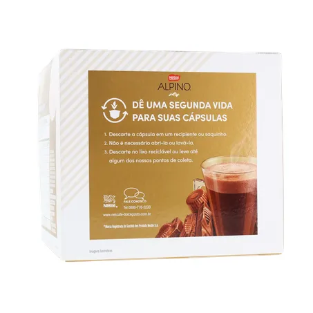 CAFÉ CAPSULAS DOLCE GUSTO C/10 CHOCOCINO ALPINO 360-17