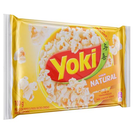 MILHO PIPOCA YOKI POPCORN MICROOND NATURAL 100G 360-2