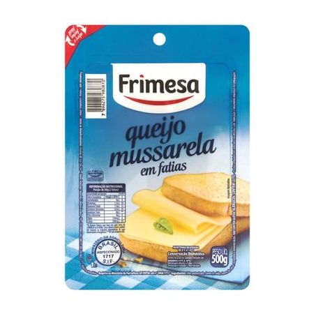 Queijo Mussarela Frimesa Fatiado Embalagem 500G