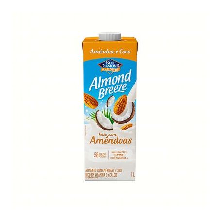 Bebiba amendoa almond brezee coco 1l