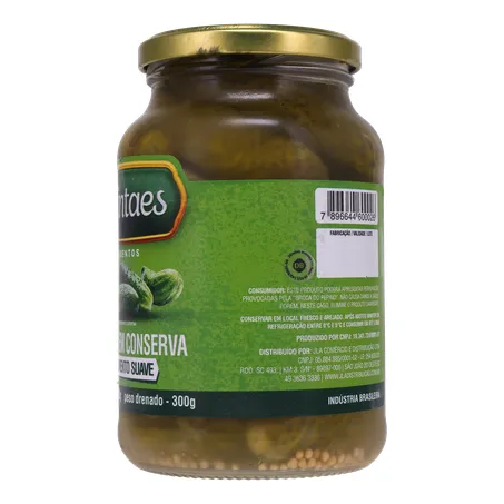 Pepino em Conserva Quintães Vidro 300G 360-7