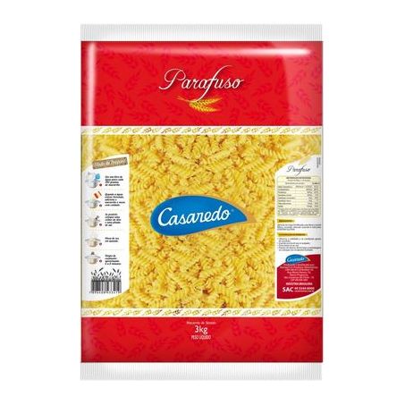 Massa semola parafuso casaredo 3 kg