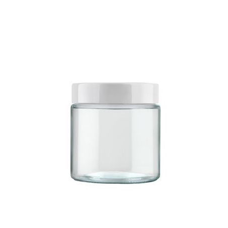 Pote vidro redondo liso 850ml