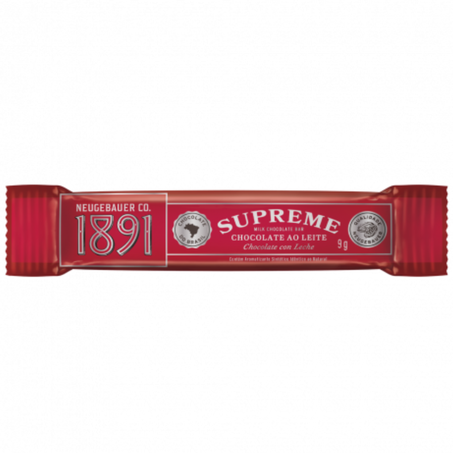 Chocolate barrinha neugebauer 1891 9gr supreme ao leite