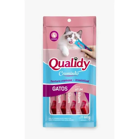 Creminho Qualidy Para Gatos Frango c/4 60g