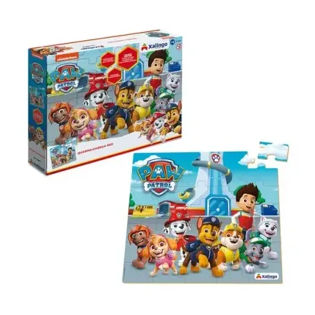 Brinq xalingo q.cabeça patrulha 35pcs r13876