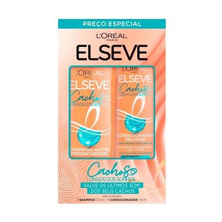 Kit elseve sh 375ml+cond 170ml cacho sonhos .