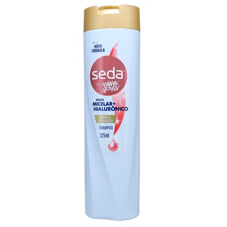 Shampoo Água Seda Micelar + Hialurônico Frasco 325ml 360-1