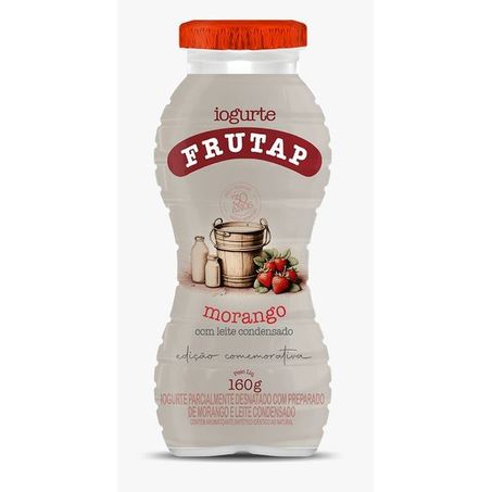 IOGURTE FRUTAP GF 160G MORANGO C.LEITE CONDENSADO