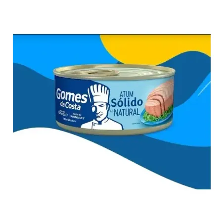 Atum Sólido Natural Gomes Costa Lata 170g 360-2