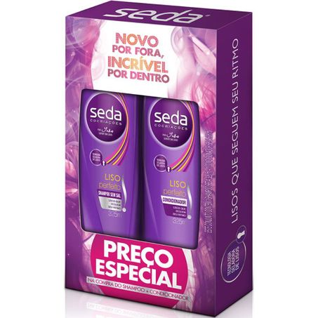 Shamp e cond seda liso perf 325/325ml