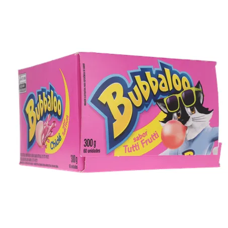 Chicle Bubbaloo Tutti Frutti 60 Unidades 5g 360-6