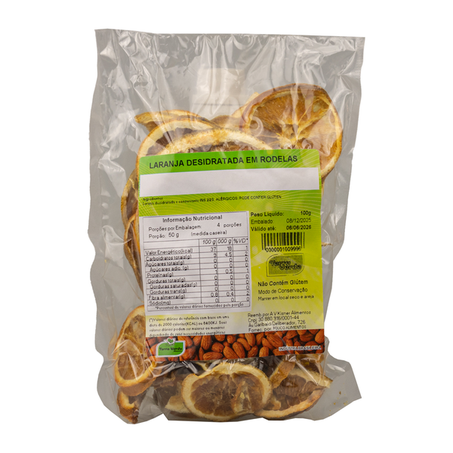 LARANJA DESIDRATADA 100G