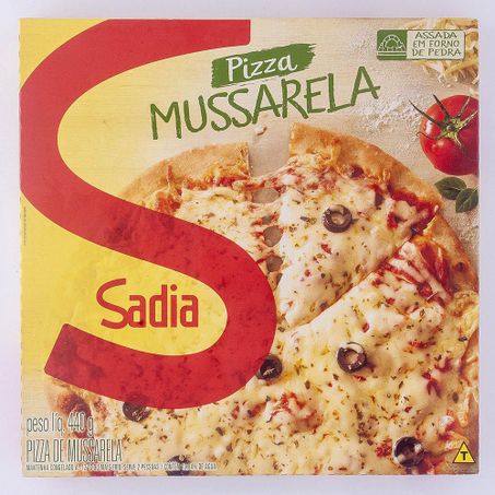 Pizza sadia mussarela 440g