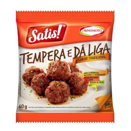 TEMPERO SATIS! ALMONDEGAS 60G TRADICIONAL