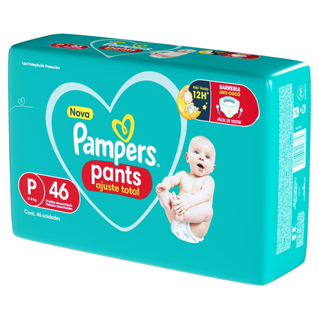 Fralda Pampers Pants Mega Tam. P - Com 46