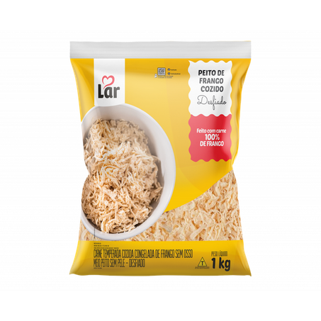 Frango desfiado lar 1kg*