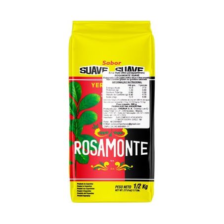 Erva-mate Chimarrão Suave Rosamonte Pacote 500G