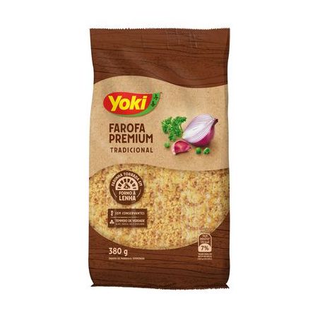 FAROFA PRONTA YOKI 380G TRADICIONAL PREMIUM