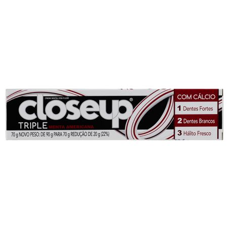 CREME DENTAL MENTA AMERICANA CLOSEUP TRIPLE