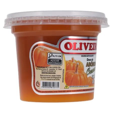 Doce Fruta Oliveira Abóbora Pote 400g 
  360-31