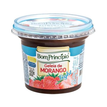 CHIMIA BOM PRINC. LIGHT MORANGO 400G