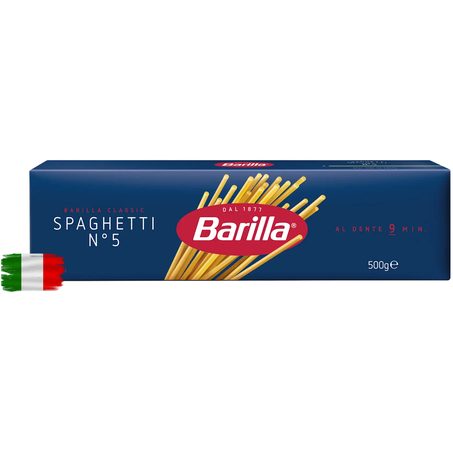 MASSA IN ITALIA BARILLA SPAGUETTI N5 500G