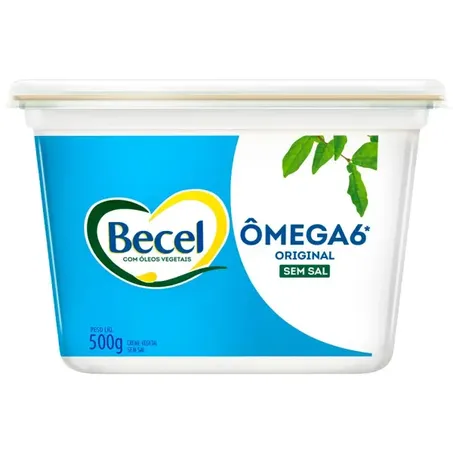 Margarina becel original sem sal pote 500g