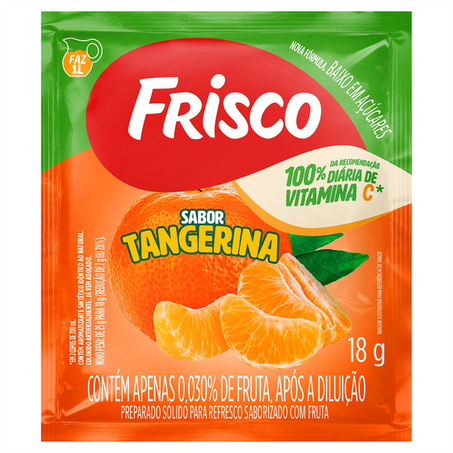 Refresco Em Pó Frisco 18g Sabores