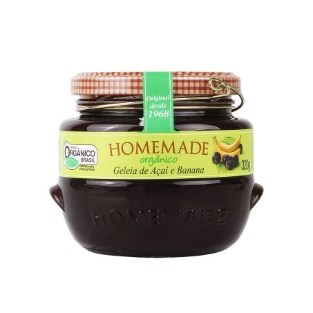GELEIA ORGANICO HOMEMADE 320G ACAI BAN 