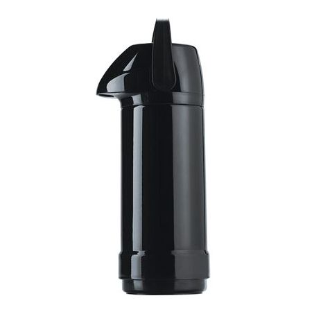 Garrafa Térmica Invicta Galant Pressão Lisa Preta Un 1LT
