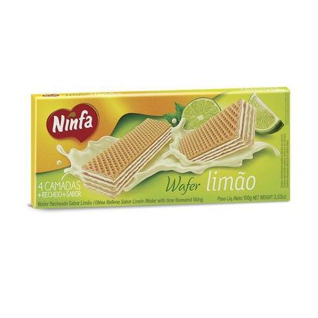 Wafer limao ninfa 84 g