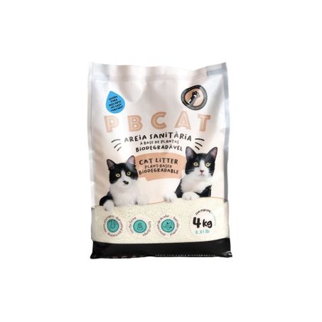 Areia sanitária biodegrádavel pbcat 4kg