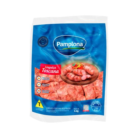 Linguica Toscana Pamplona 4kg Congelada
