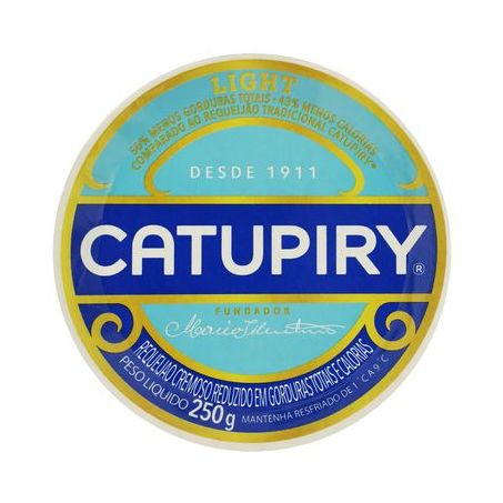 Requeijão Cremoso Light Catupiry Pote 250G