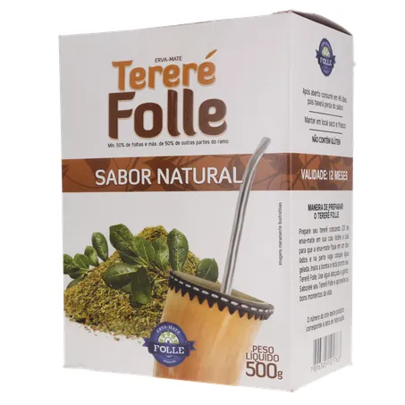 Erva tererê folle natural 500g 360-21
